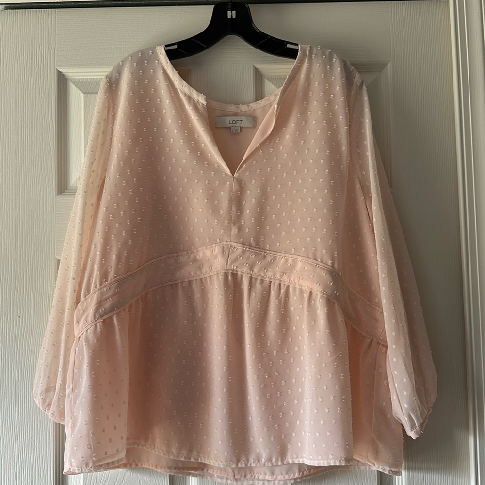 LOFT Peplum Blouse